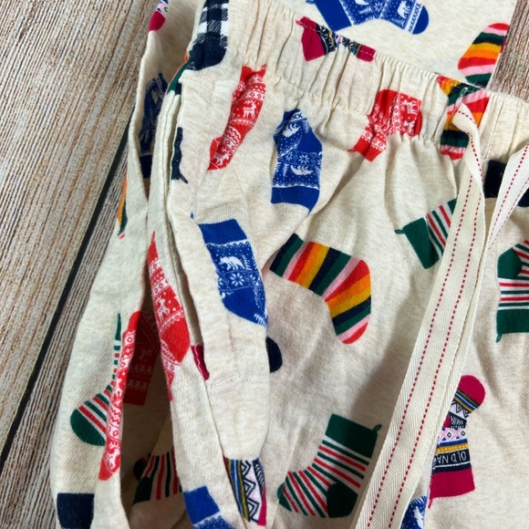 Women’s Old Navy Christmas Stocking Holiday Pajama Pants Jogger Size Small - Picture 3 of 6